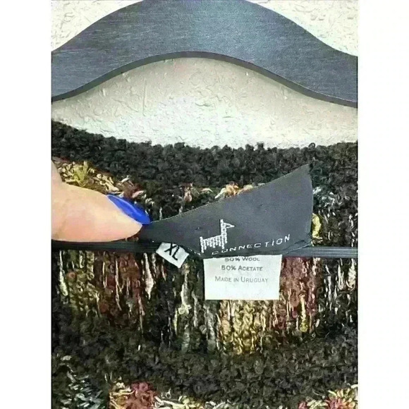 Vintage Peruvian Connection Wool Blend Sweater Knit Women’s XLarge Chunky SC3 - Picture 5 of 6